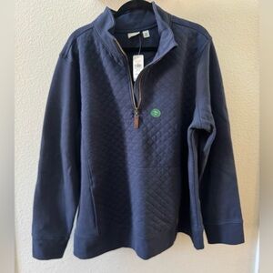 L.L. Bean Women's Navy Zip-Up Sweater NWT 3XL